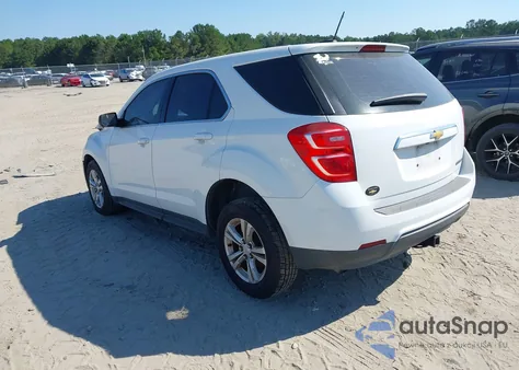 2016 Chevrolet Equinox Ls из США, поврежденный, VIN 2GNALBEKXG1123053